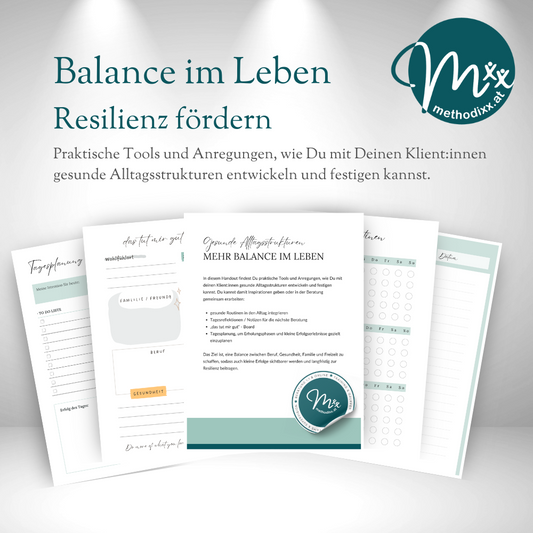 Handouts für gesunde Alltagsstrukturen - Balance im Leben (PDF)