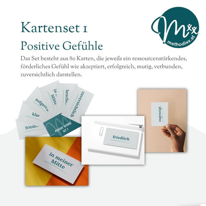 Karten-Set 1 "Positive Gefühle" für Beratung, Training, Therapie & Coaching