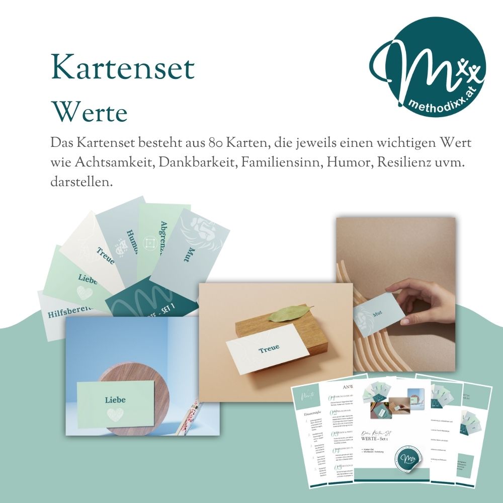 Werte Karten-Set 1 für Beratung, Training, Therapie & Coaching