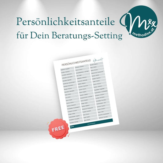 € 0- Persönlichkeitsanteile Liste für Dich