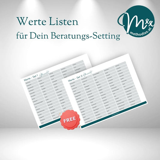 € 0,- Werte-Listen für Dich